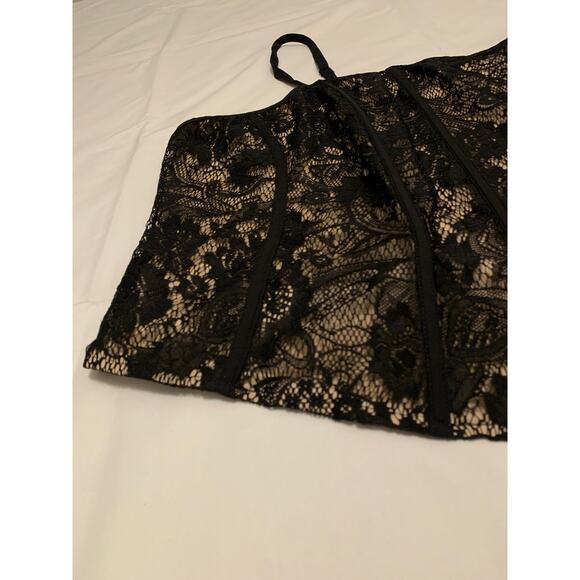 Torrid Lace Corset Tank Top Adjustable Straps Form Slimming Whimsigoth Sz 5 5X - Picture 3 of 7
